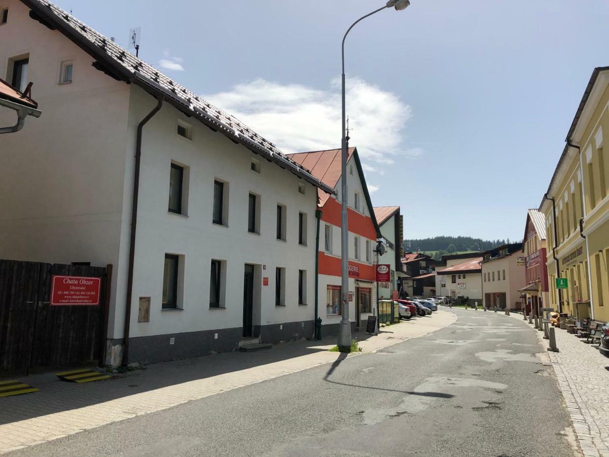 Chata Obzor Zelezna Ruda Bagian luar foto